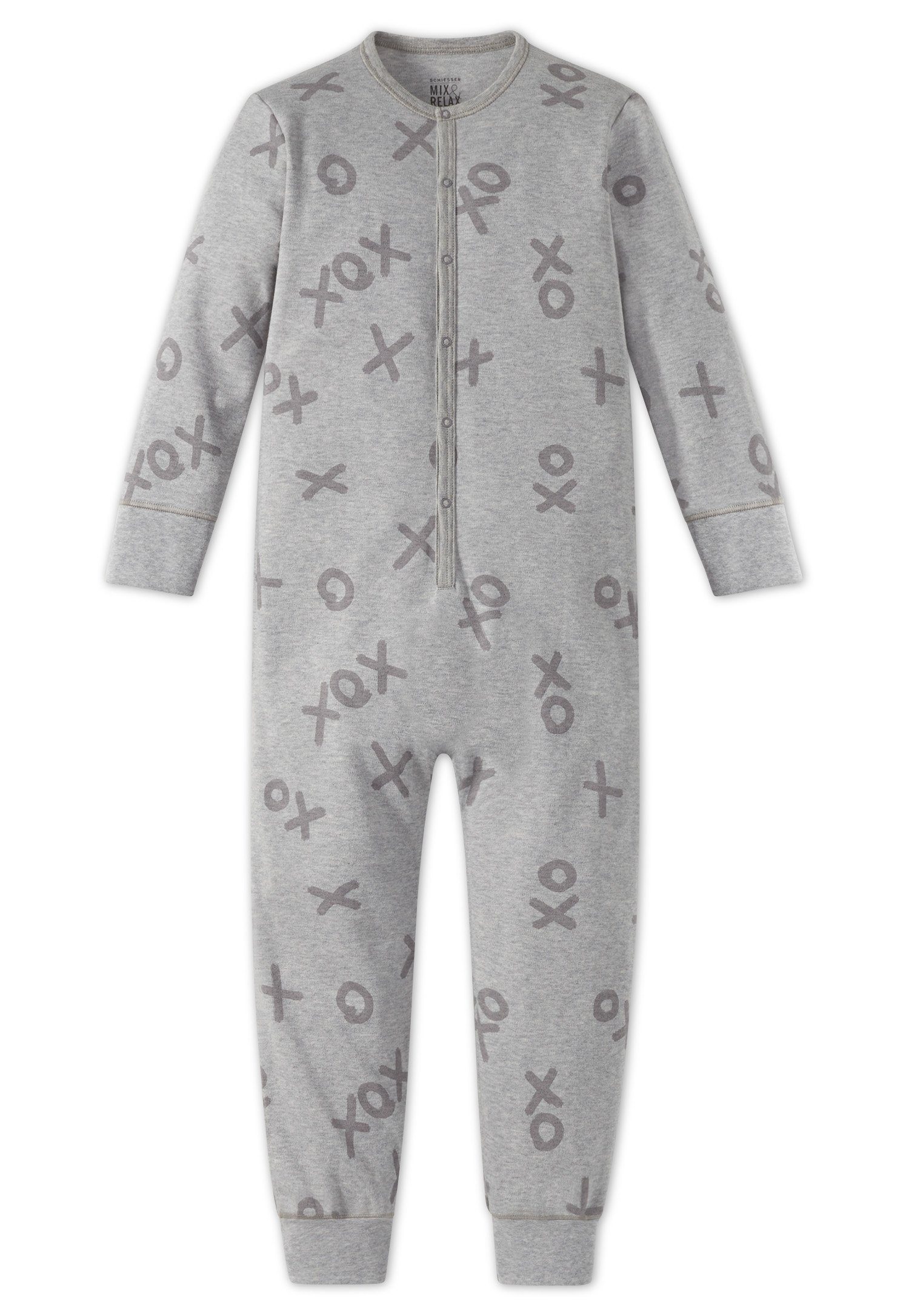 Schlafanzug (Set, Relax Mädchen & Jungen Set) Mix Interlock Schiesser oder Overall lang, Schlafanzug unisex,