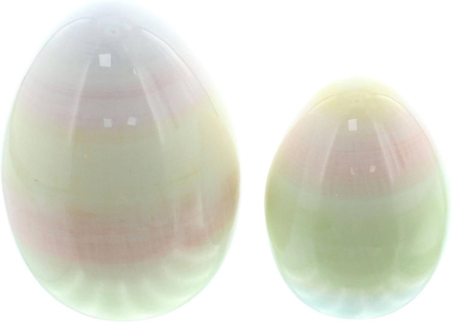 Osterei "Pastell" aus Porzellan 9 + 12 cm hoch, Osterdeko, Dekofigur, Dekoeier