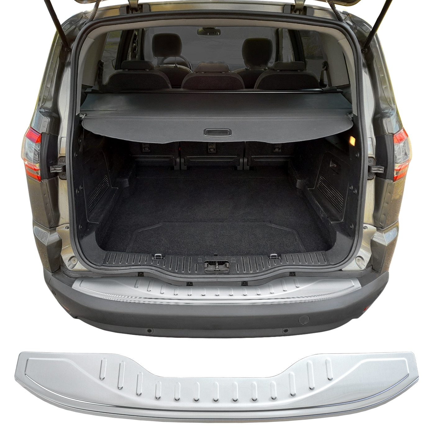 Ladekantenschutz für Ford S-Max, WA6, BJ 2006-2014 Stoßstangenschutz