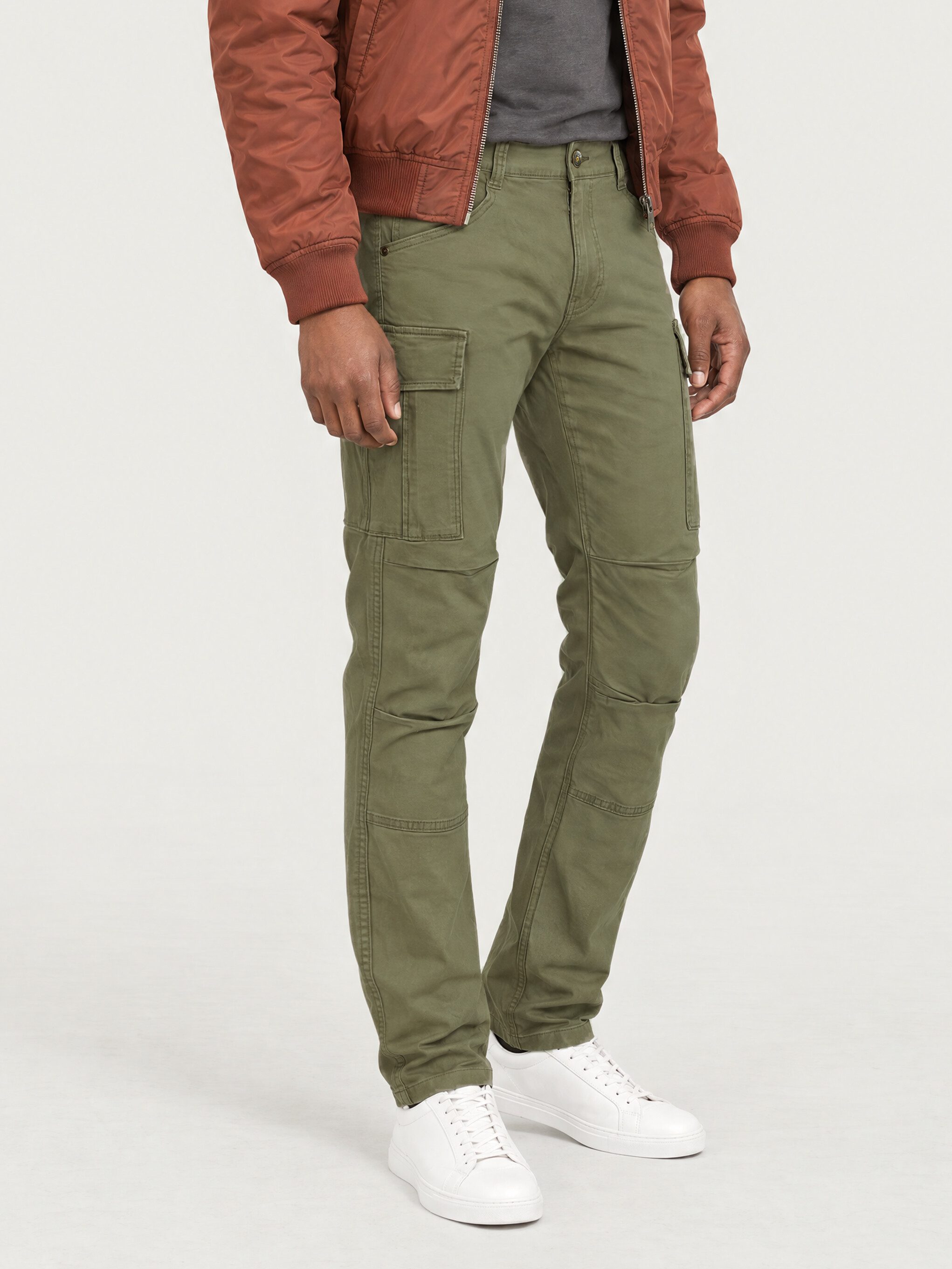 Yazubi Cargohose elegante Cargo Chino mit Stretch Slim Fit Herren Hosen für Männer, Cargohosen & Cargopants, 7 Taschen – Bild 3 von 5