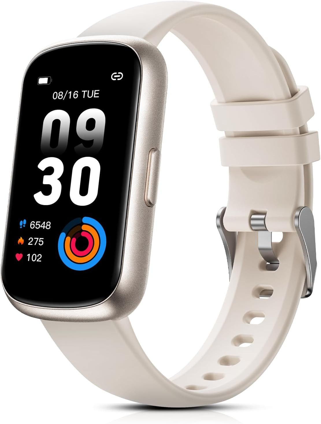 Damen"s Fitnessuhr mit SPO2 Schlafmonitor wasserdicht Smartwatch
