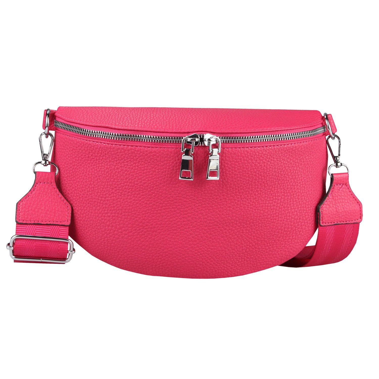 ITALYSHOP24 Bauchtasche Damen Gürteltasche Umhängetasche CrossBody günstig online kaufen