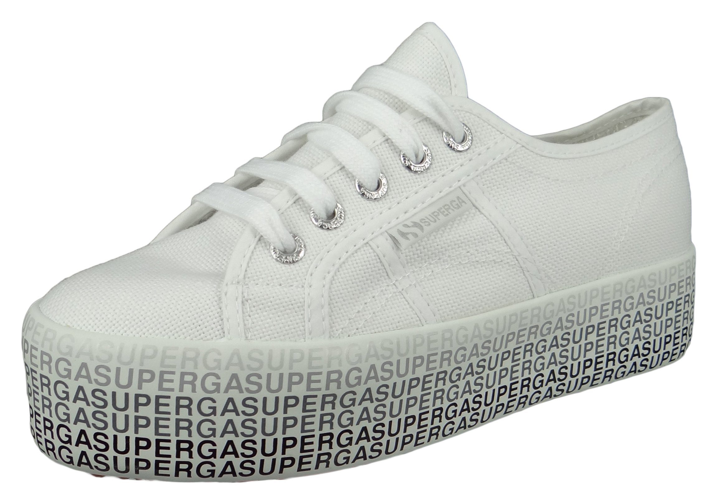 S111TPW 2790 COTU Minilettering A69 White black Sneaker