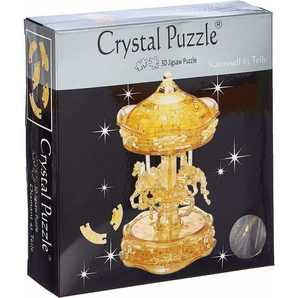 Puzzle 3D-Kristallpuzzle Karussell 83 Teile