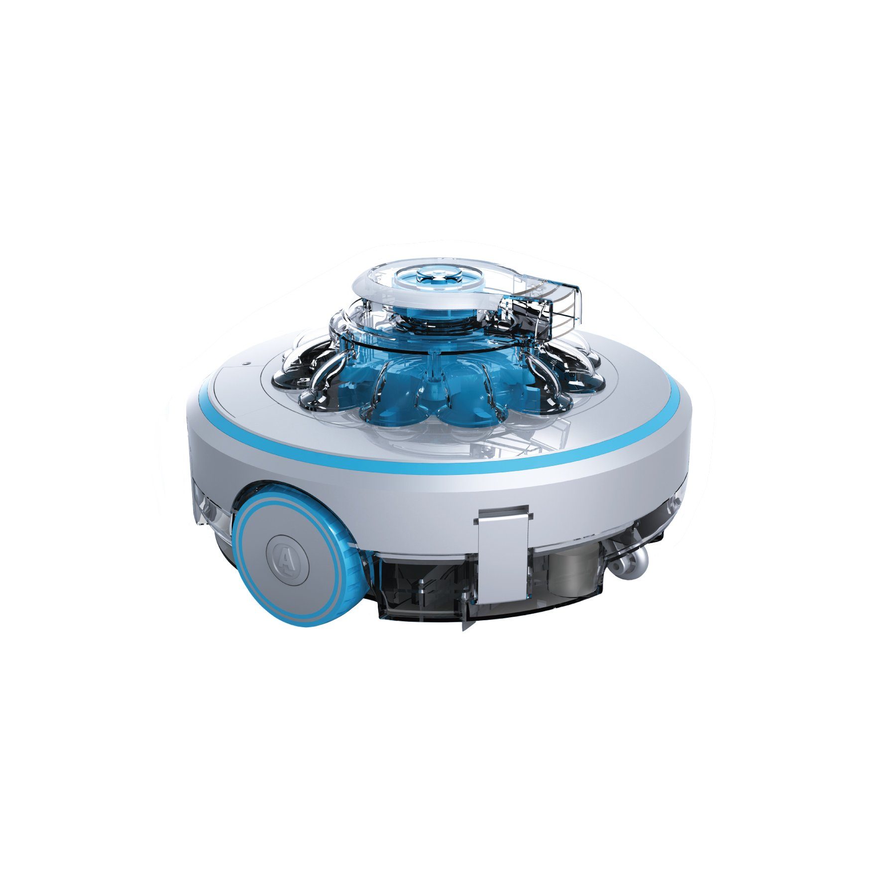 HC Garten & Freizeit Poolroboter Aquajack 600 Poolroboter, (OVP), automatische Reinigung, kabellos, inkl. Akku und Ladegerät, SGS GS