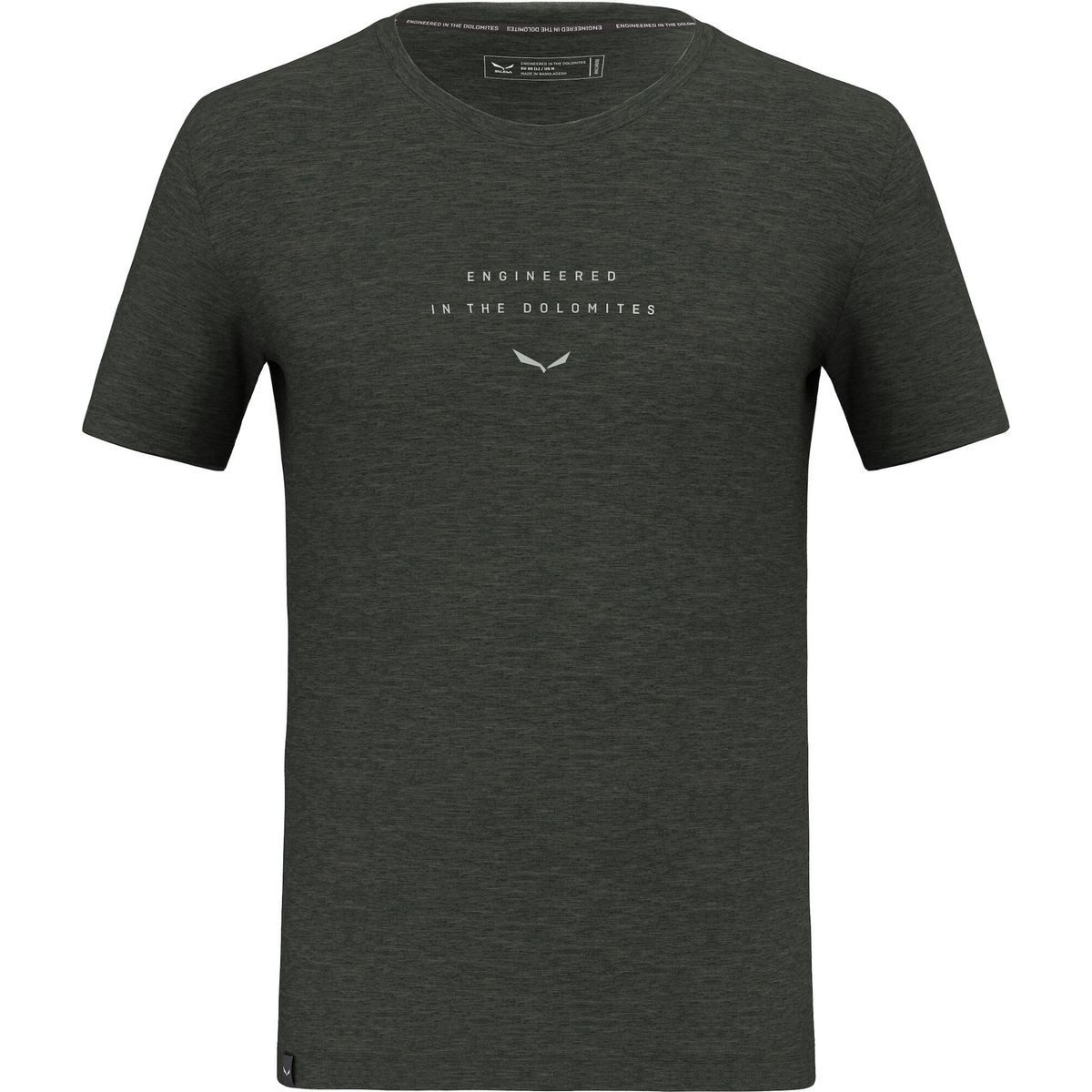 Salewa Kurzarmshirt Eagle Eitd AM T-shirt M Angenehmes Herren-Baselayer aus Merinowolle, ideal für