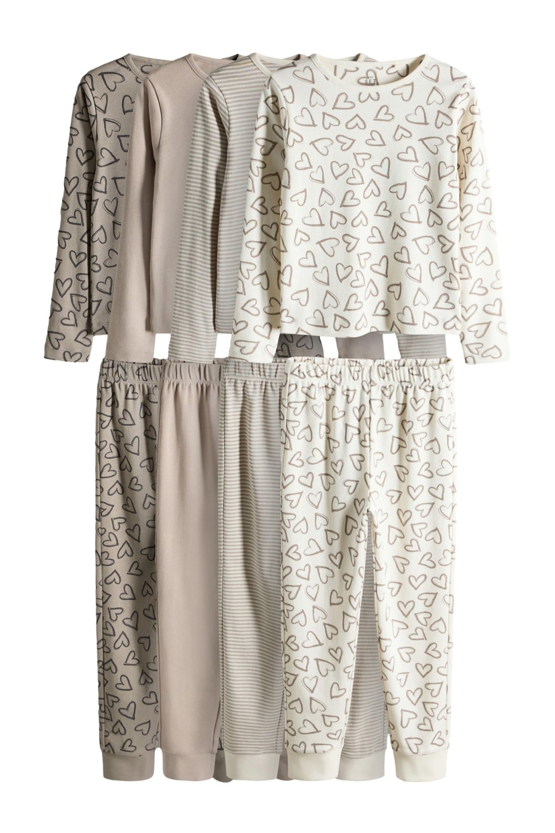 The Set Pyjama 4er-Pack The Set Snuggle Schlafanzüge (8 tlg)