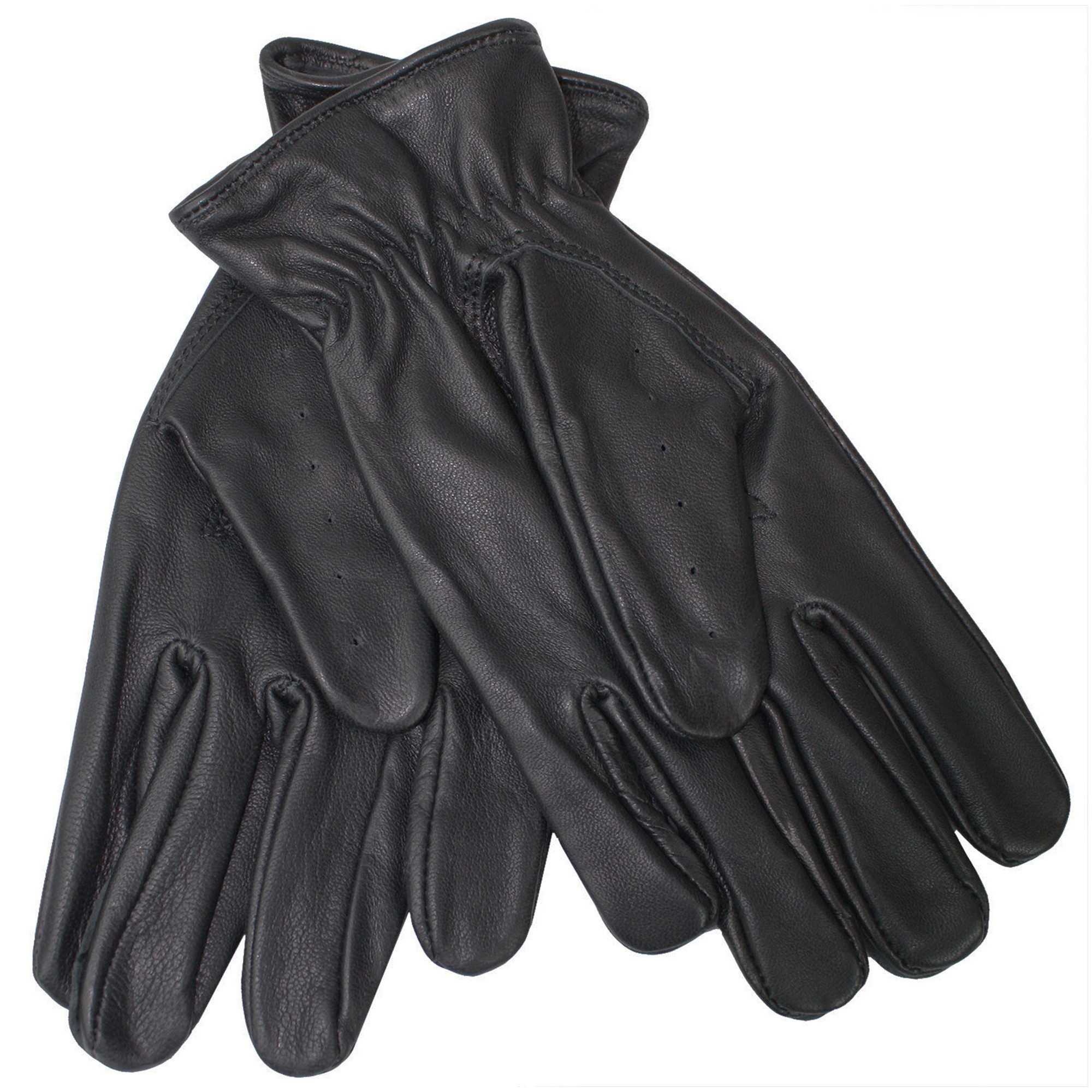 German Wear Lederhandschuhe Driving-GL2 Unisex Driving Autofahrer Lederhandschuhe echtes Leder