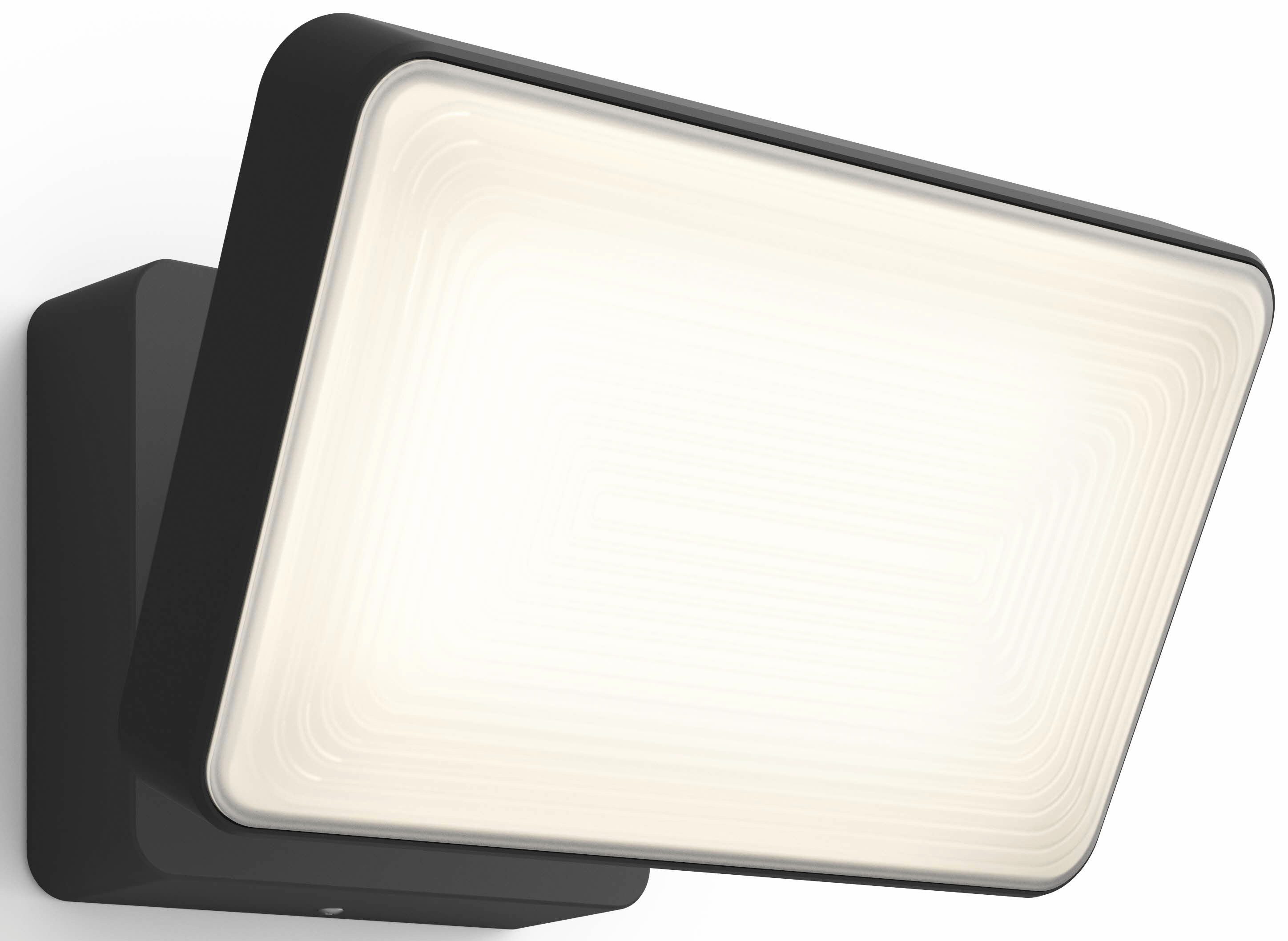 Philips Hue LED Flutlichtstrahler White & Color Ambiance Discover Flutlicht schwarz, Abschaltautomatik, Bluetooth, CCT - über Fernbedienung, Dimmfunktion, Farbsteuerung, Farbwechsel, Leuchtdauer einstellbar, Memoryfunktion, Nachtlichtfunktion, RGB, Smart Home, Timerfunktion, dimmbar über Fernbedienung, erweiterbar, mehrere Helligkeitsstufen, LED fest integriert, RGB, Outdoor