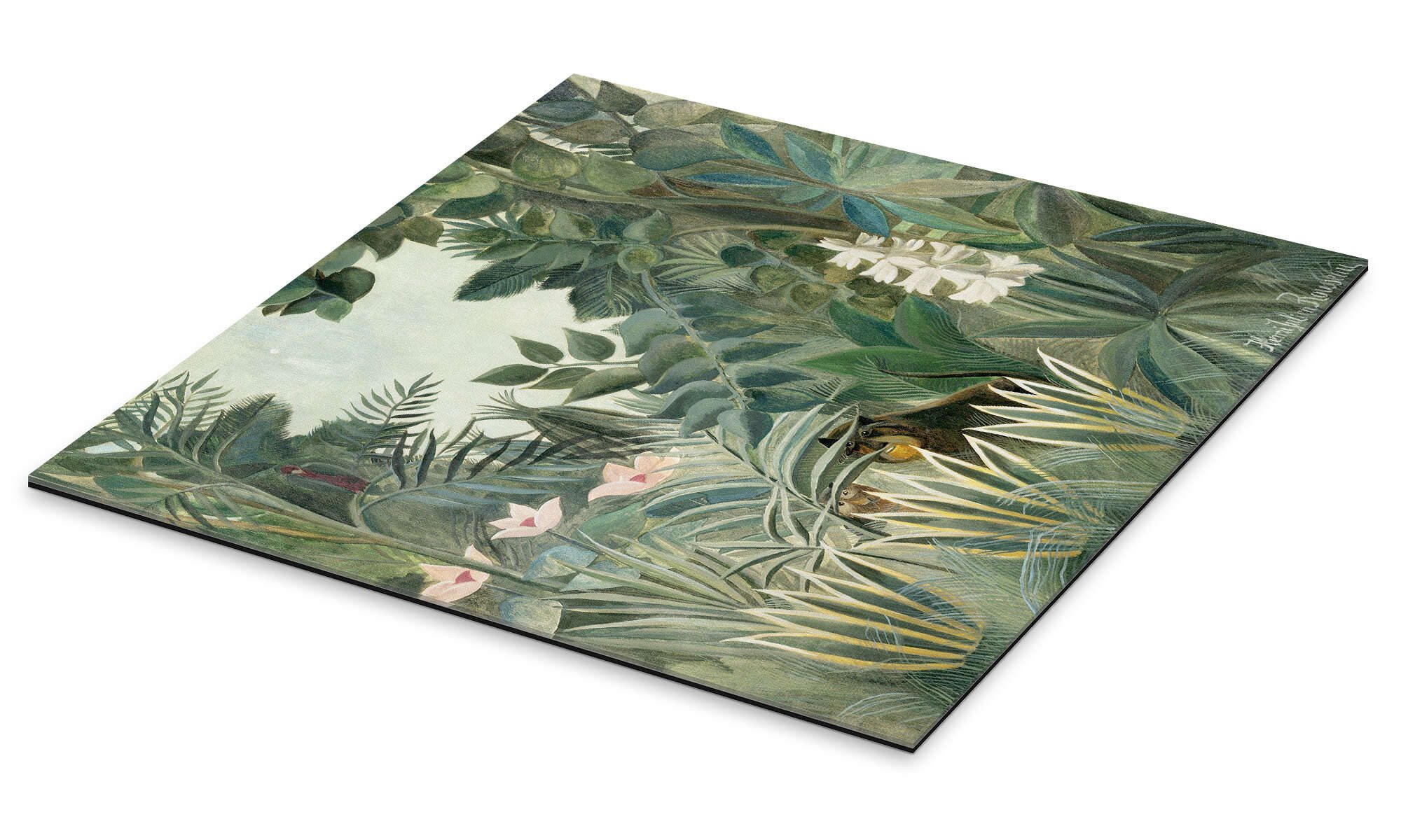 Posterlounge Poster Henri Rousseau, Äquatorialer Dschungel, günstig online kaufen