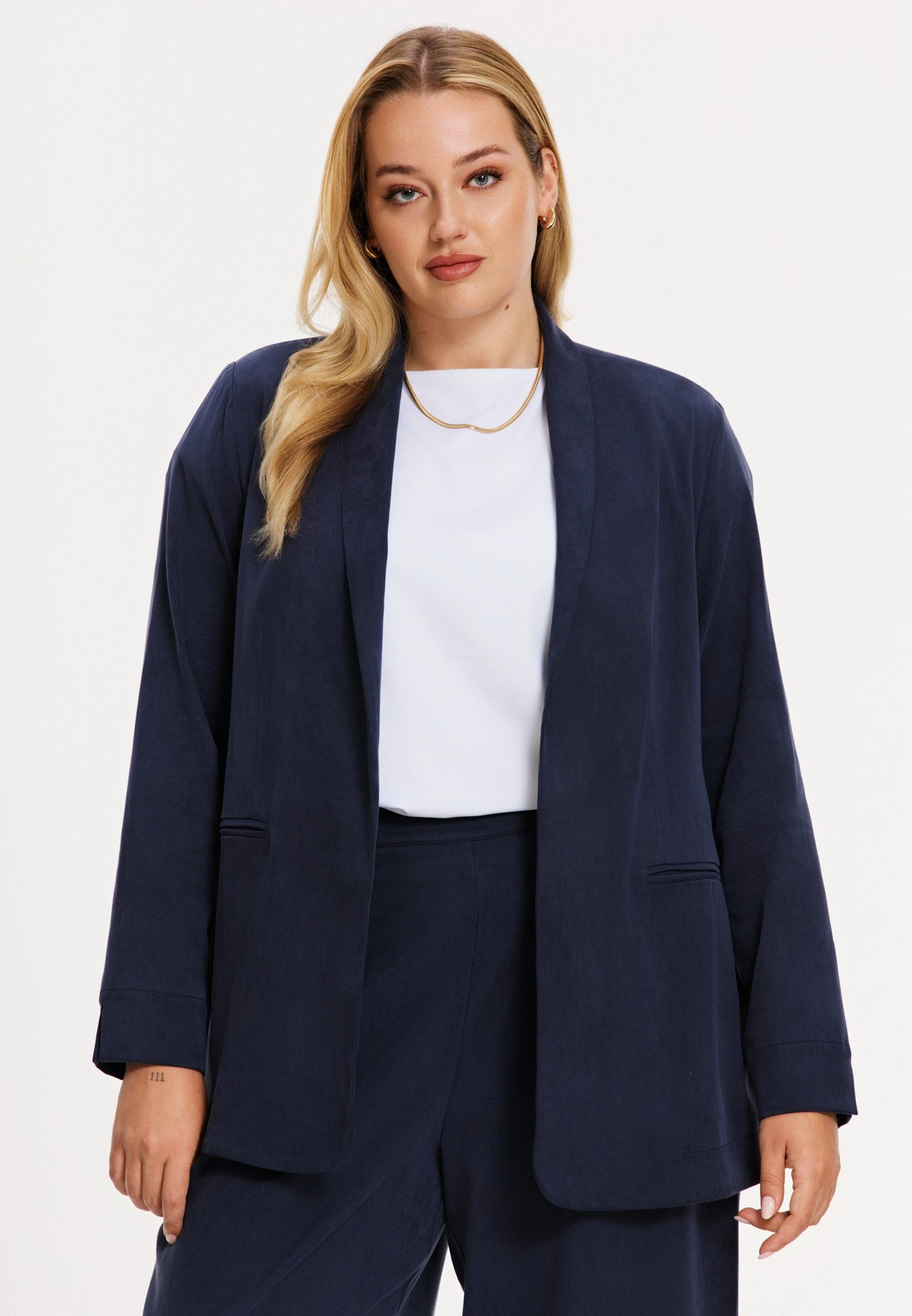 YOEK Jackenblazer Damen Blazer Flare Fit