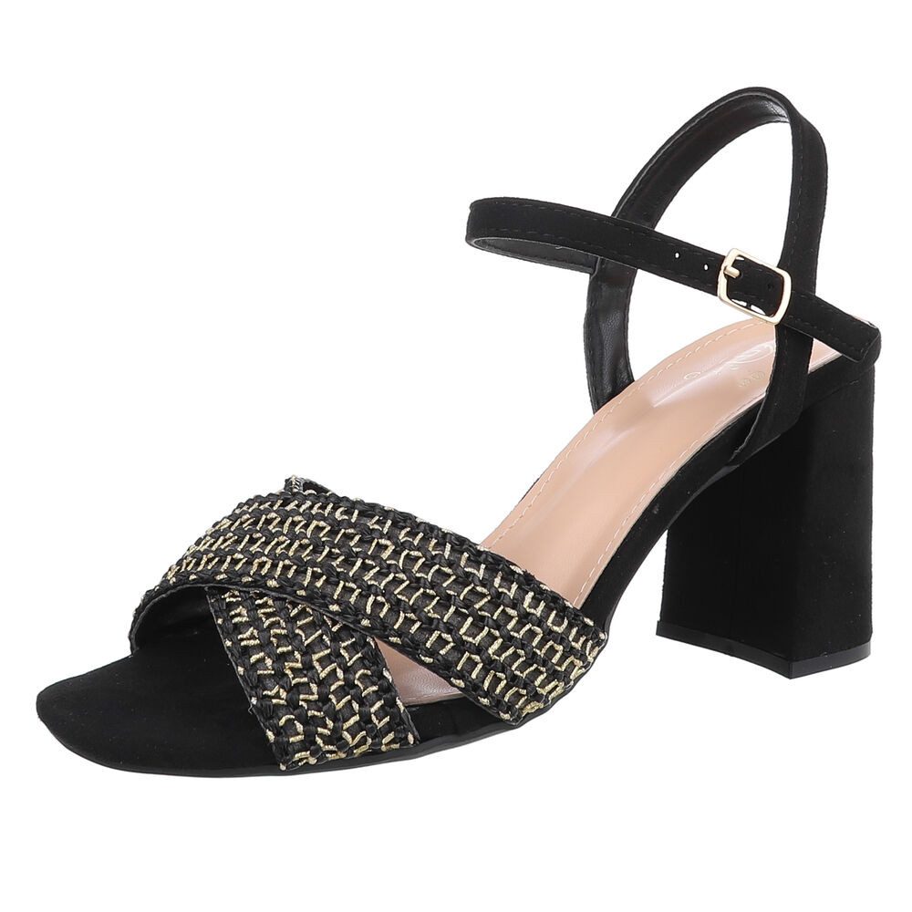 Ital-Design Bequeme Sandalen mit Blockabsatz - Ideal für jeden Anlass Sanda günstig online kaufen