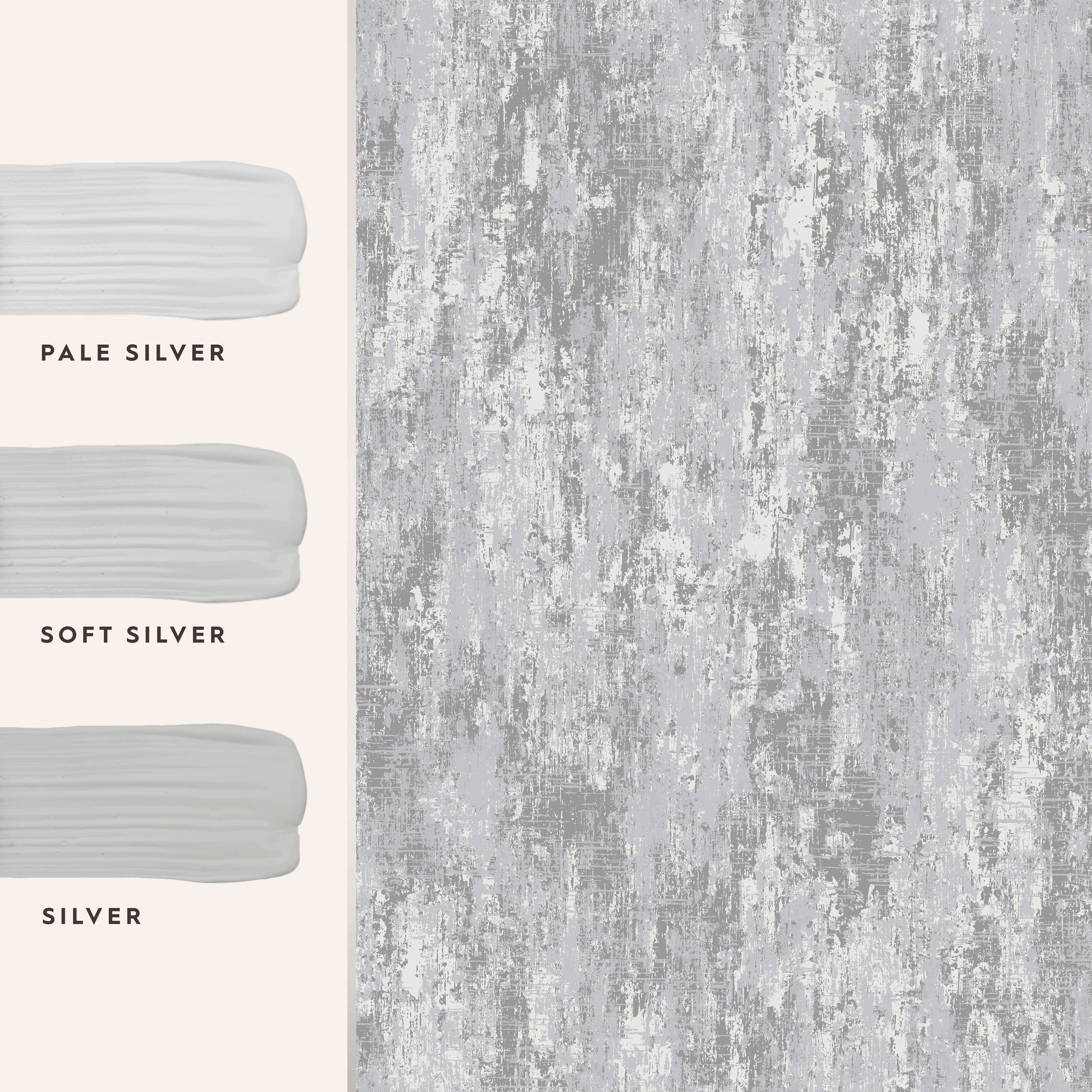 Paint Quality Pale L MATT ASHLEY grey shades, EMULSION Wandfarbe Silver Fine matt, LAURA 2,5