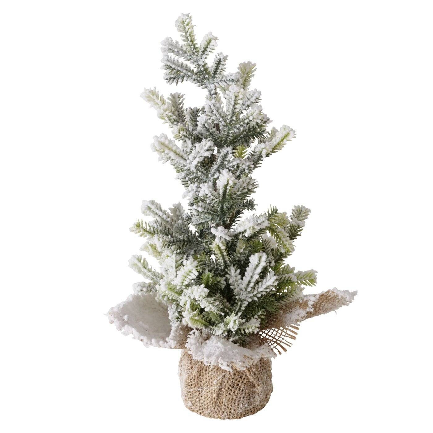 BOLTZE Künstlicher Weihnachtsbaum, künstlich, in einem Jute-Topf