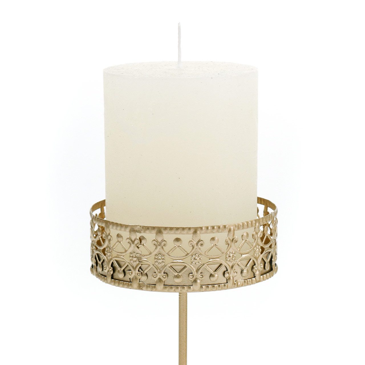 Viana Kerzenhalter Florale Kerzenhalter Goldener Vintage-Stil günstig online kaufen