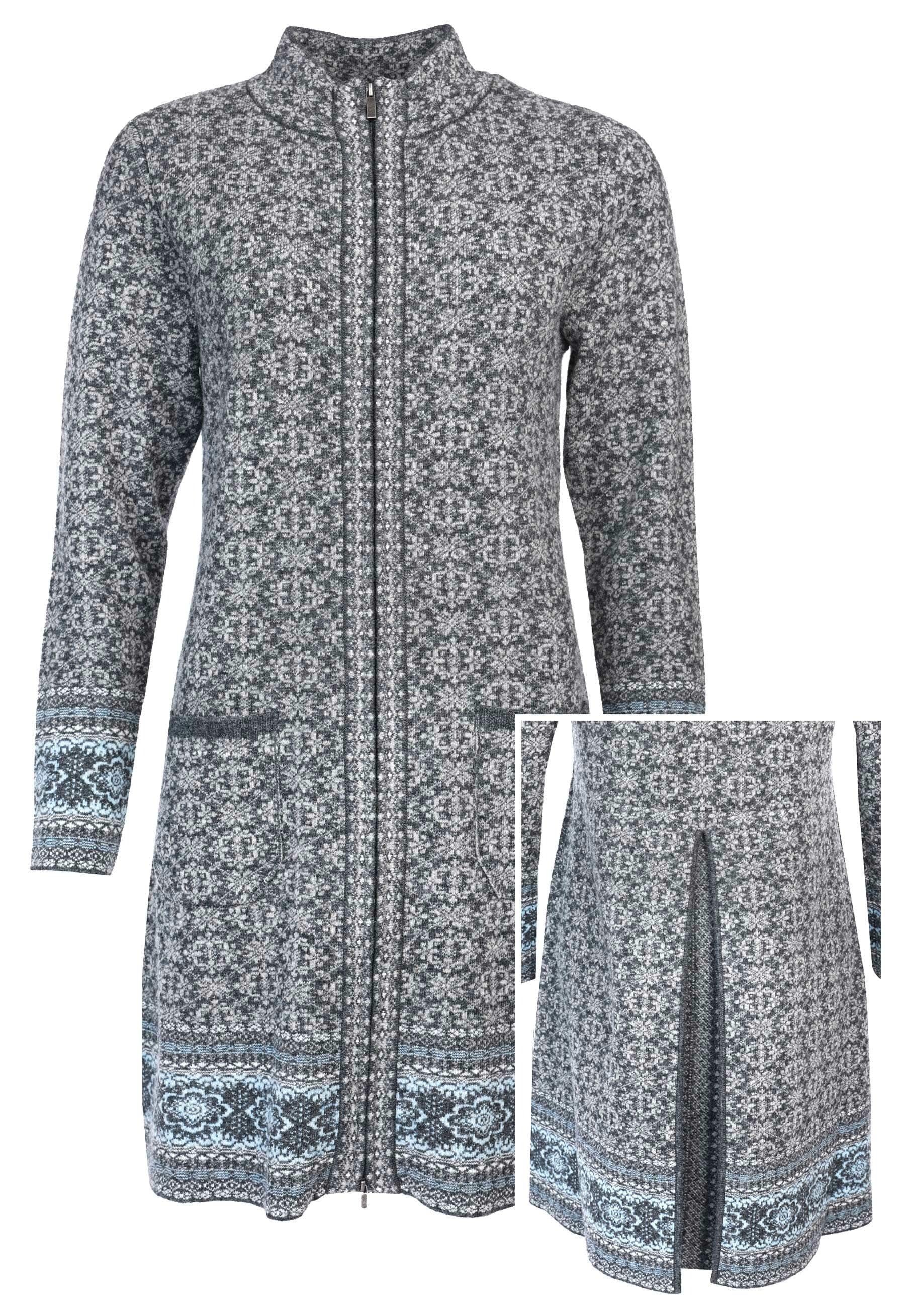 Sorgenfri Sylt Strickmantel Maite Kellerfalte am Rücken günstig online kaufen