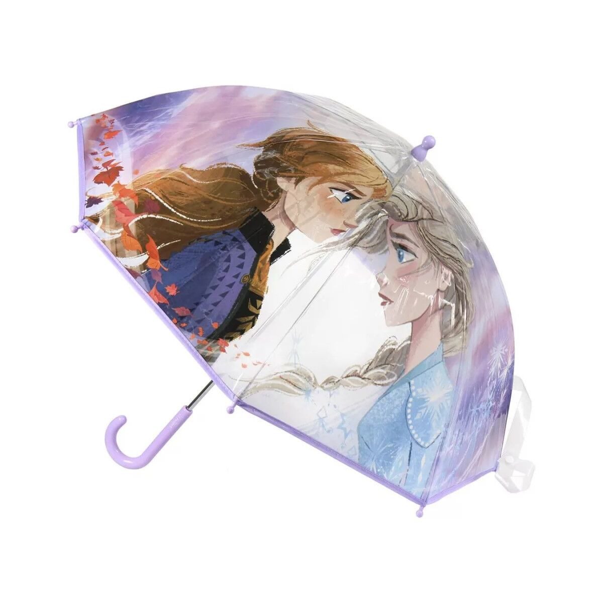 Disney Stockregenschirm Disney Eiskönigin Sisterhood Kinder transparenter