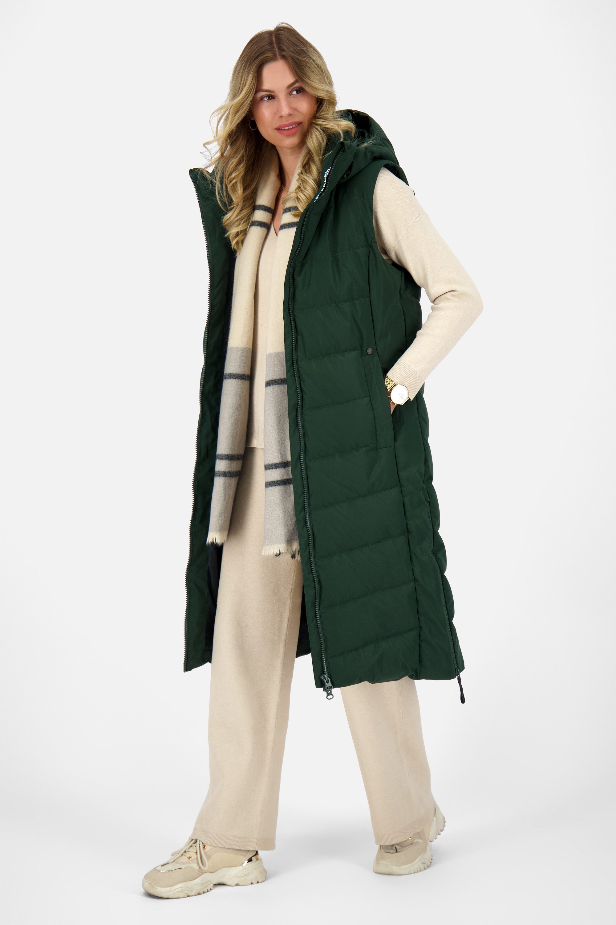 Alife & Kickin Steppjacke Nellie Steppjacke Pufferjacket Wintermantel mit Kapuze
