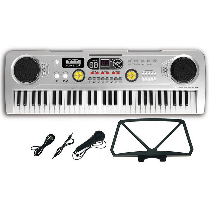Reig Keyboard Keyboard 61 Tasten mit Mikrofon und USB Kabel 73 cm