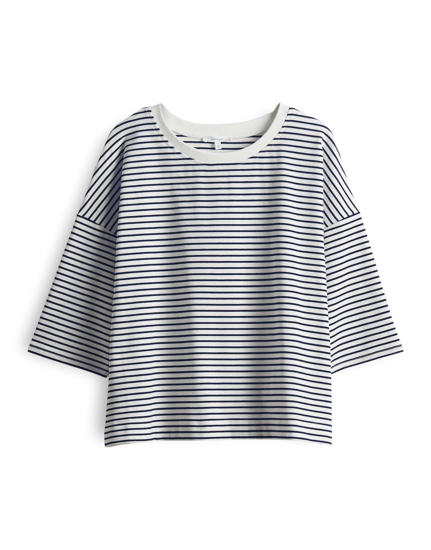 OPUS Kurzarmshirt SEIFEN PREPPY Loose aus günstig online kaufen