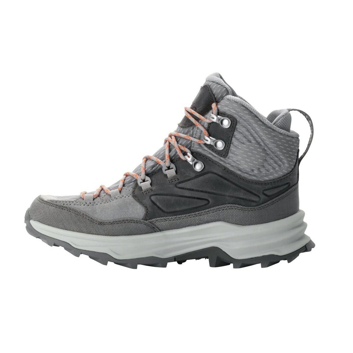 Jack Wolfskin Cyrox Texapore Mid (Leder/Textil, wasserdicht) grau Damen Wanderschuh – Bild 2 von 5