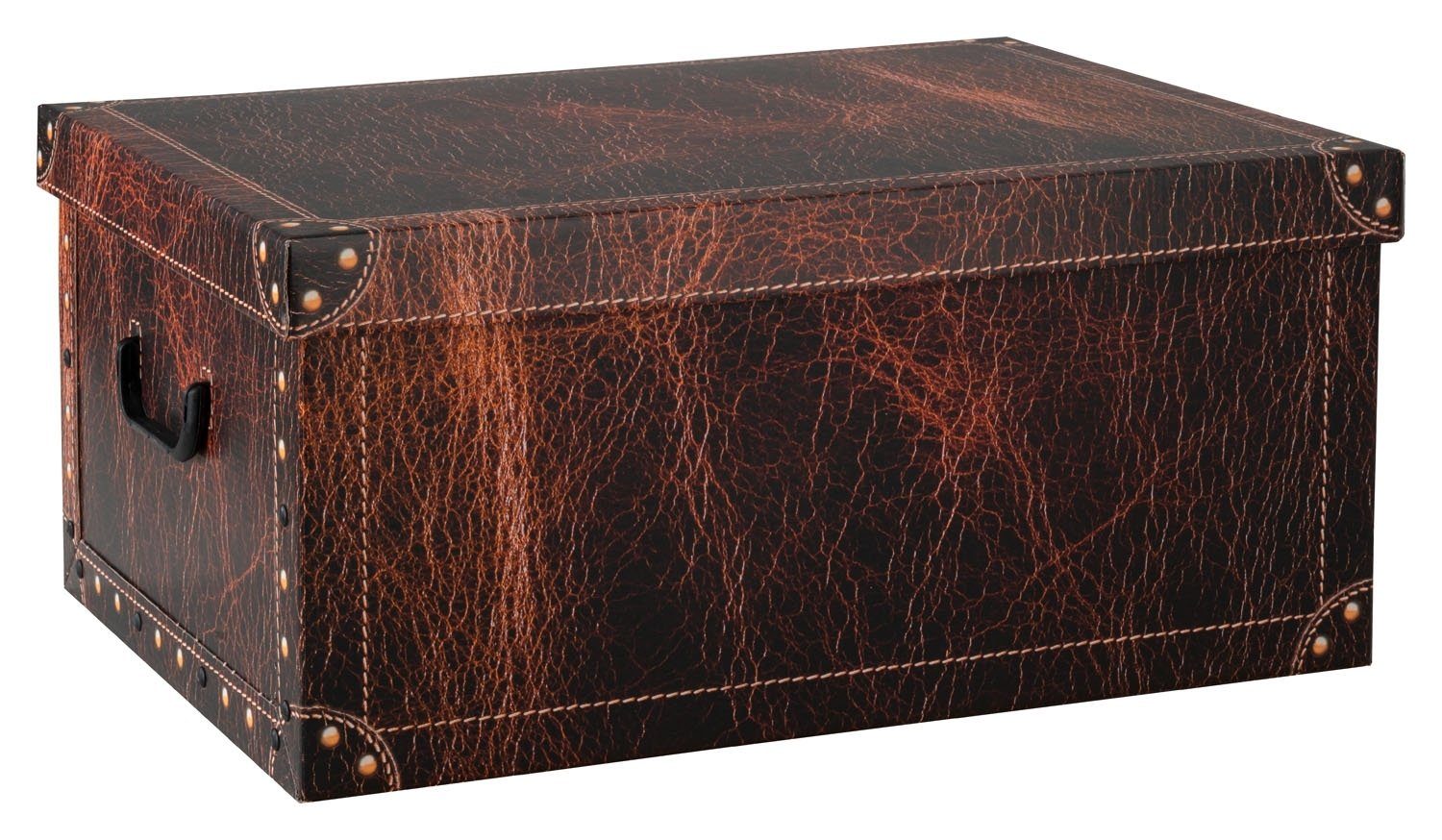 Home4You Aufbewahrungsbox Aufbewahrungsbox, Braun, B 37 cm (1 St)