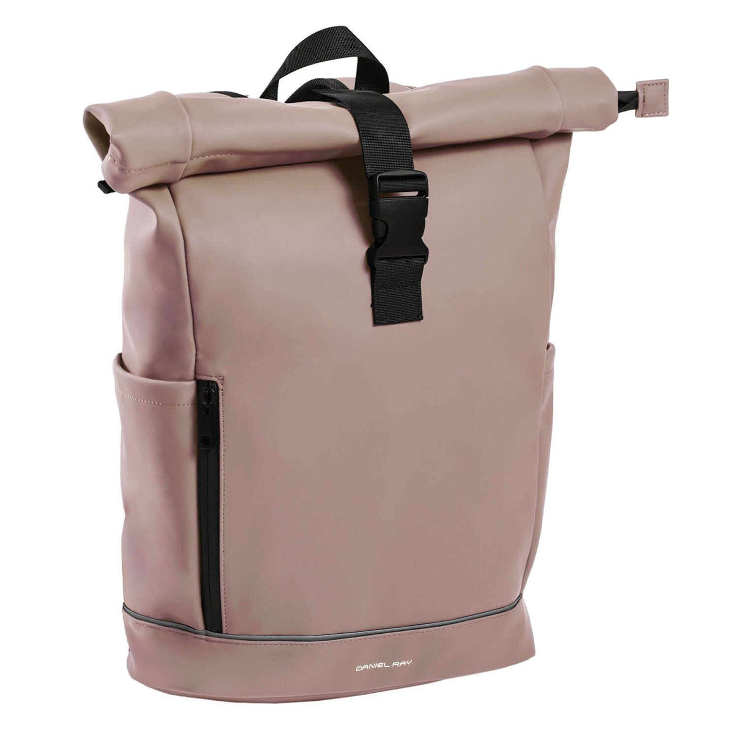 Daniel Ray Fahrradrucksack, Rolltop-Rucksack Highlands - PU-Rollrucksack mit Laptopfach