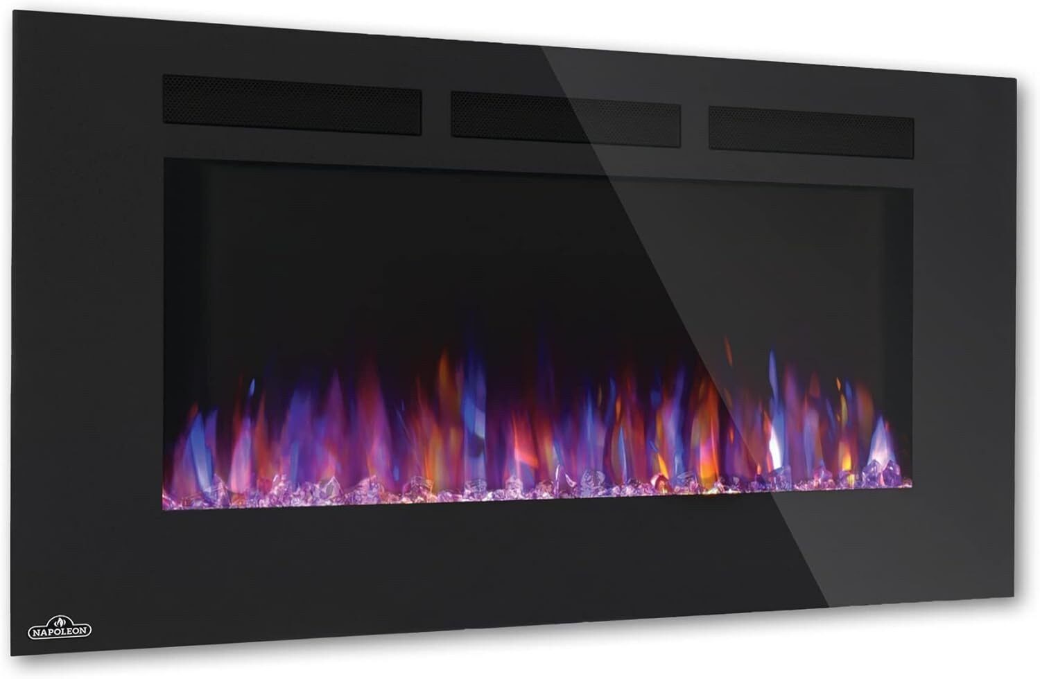 Napoleon Elektrokamin Allure 42 (107cm) Premium Fire Wandkamin mit Fernbedienung, Fernbedienung, Wandmontage