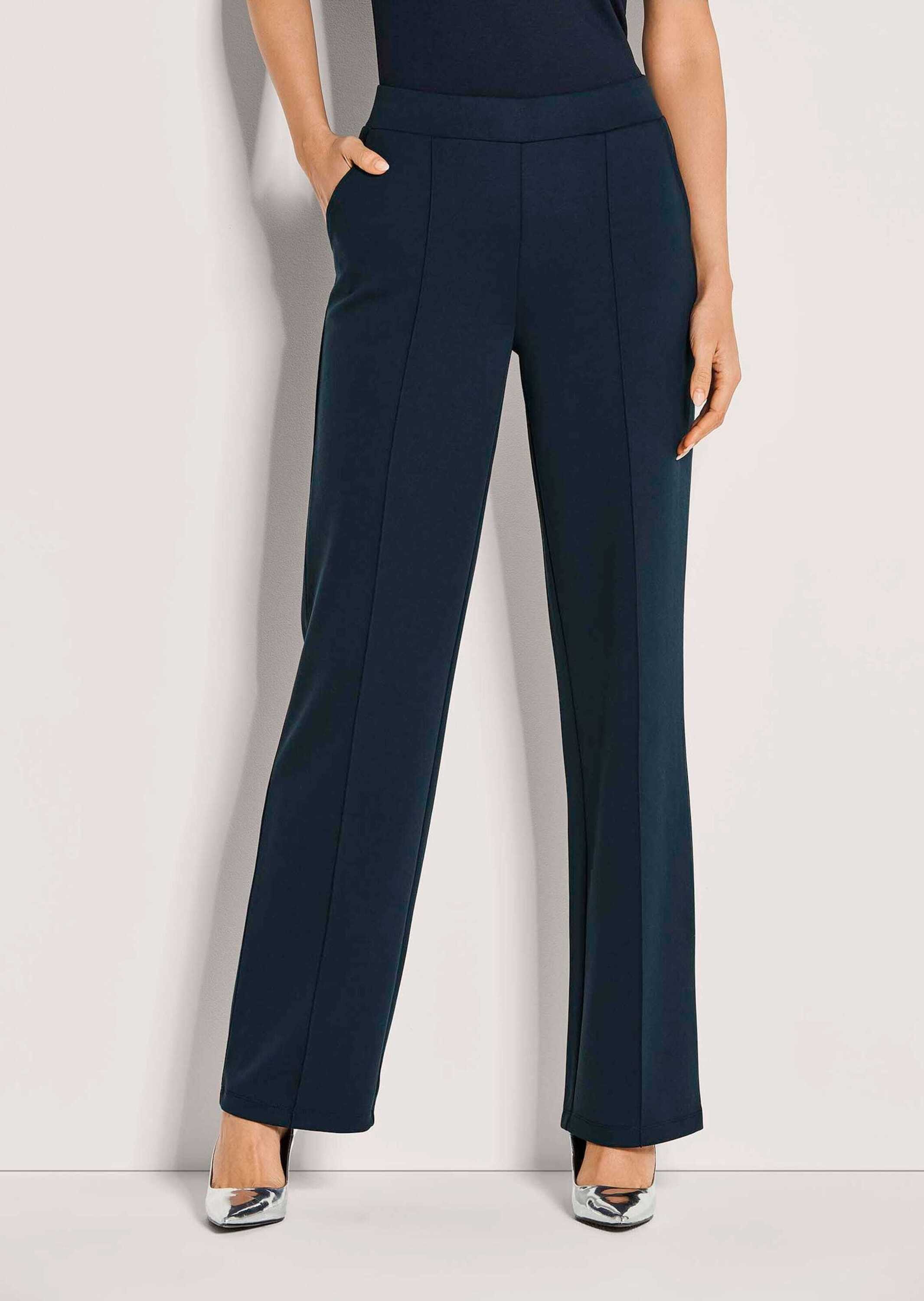 MADELEINE Jerseyhose Weite Schlupfhose mit Biesen günstig online kaufen