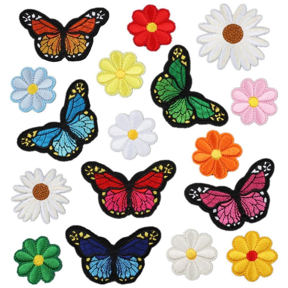 FELIXLEO Patches Aufnäher Patches Aufnäher zum Aufbügeln Aufbügler Patches (51-tlg)