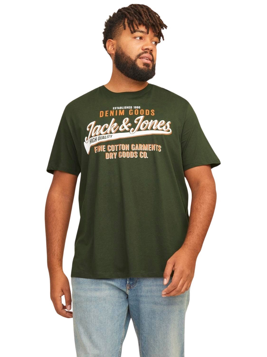 Jack & Jones PlusSize Print-Shirt (Spar-Set, günstig online kaufen