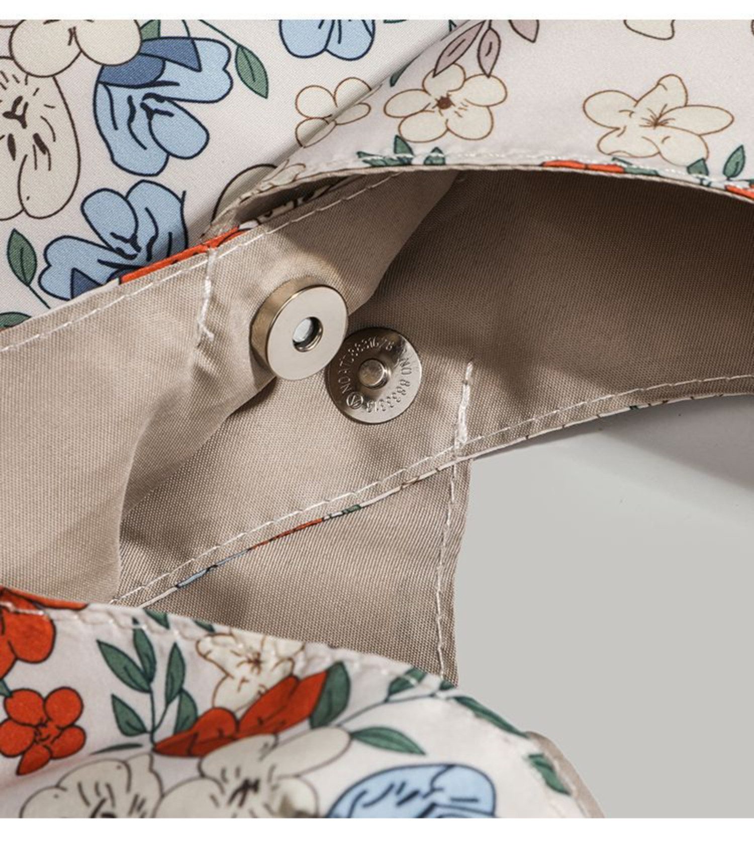 Blusmart Schultertasche Blumen-Canvas-Umhängetasche (Unterarmtasche/Große Tragetasche, Für verschiedene Anlässe geeignet), Das perfekte Geschenk für Frauen