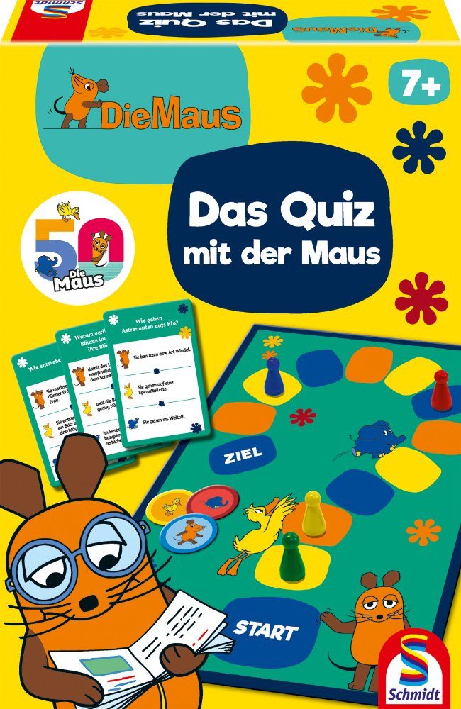Schmidt Spiel, Made in Spiel, Quiz Spiele Das Kinderspiel mit der Maus Germany