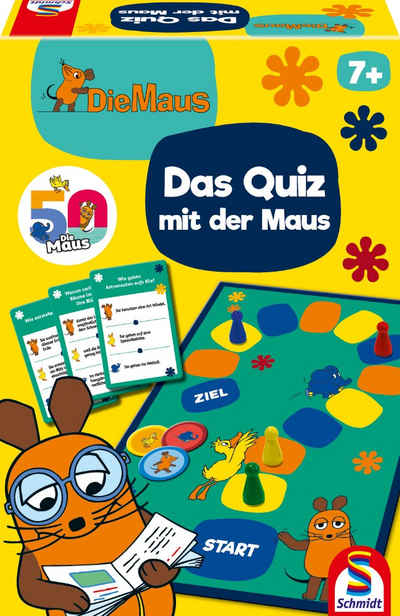 Schmidt Spiele Spiel, Kinderspiel »Das Quiz mit der Maus Spiel«, Made in Germany