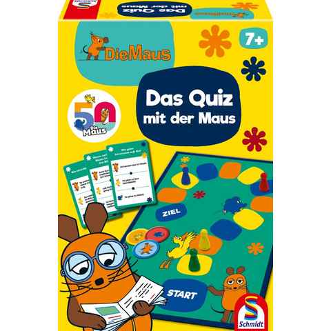 Schmidt Spiele Spiel, Kinderspiel Das Quiz mit der Maus Spiel, Made in Germany