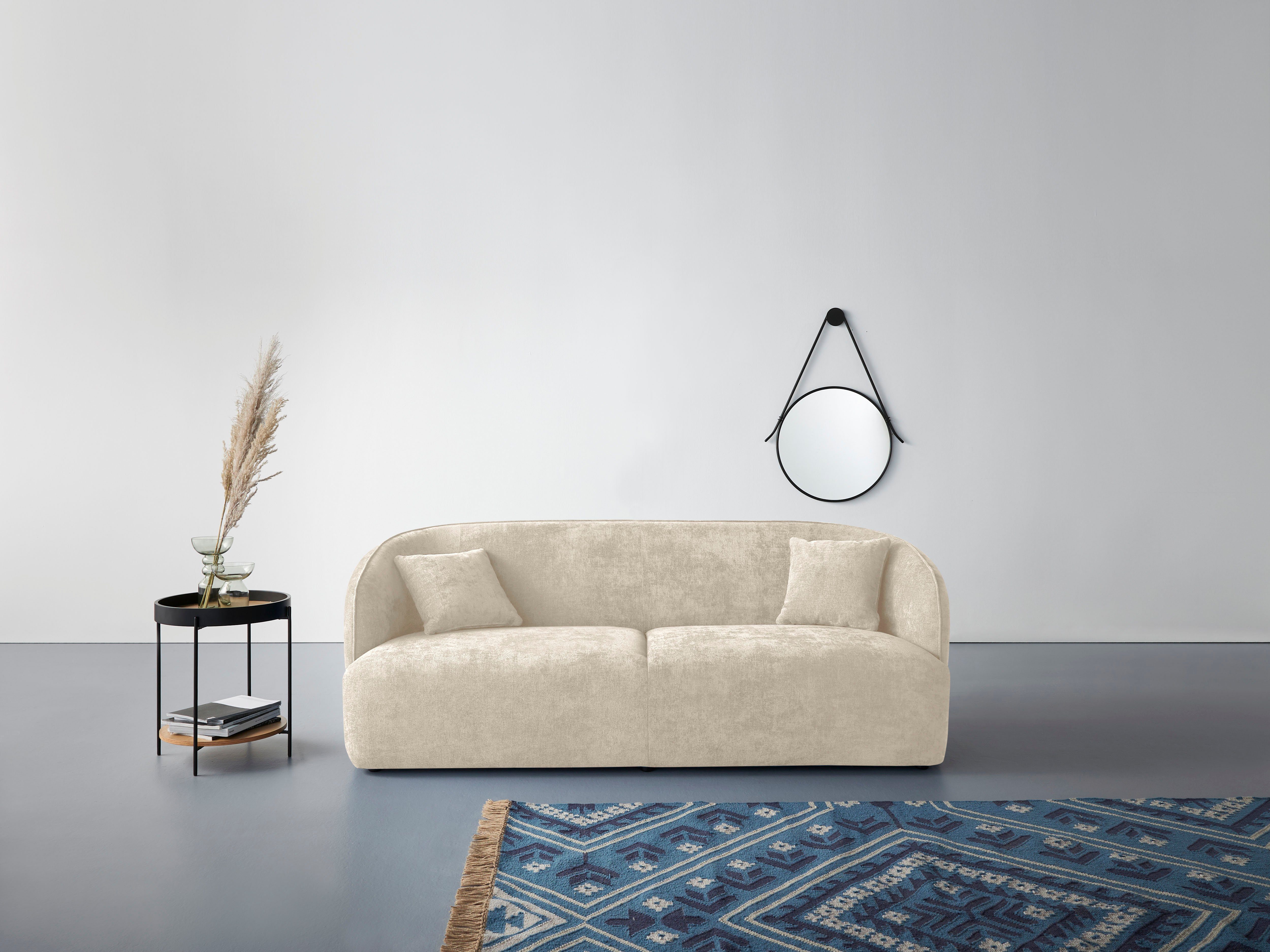 andas 3-Sitzer "Knautschzone" auch mit Bouclé-Bezug günstig online kaufen