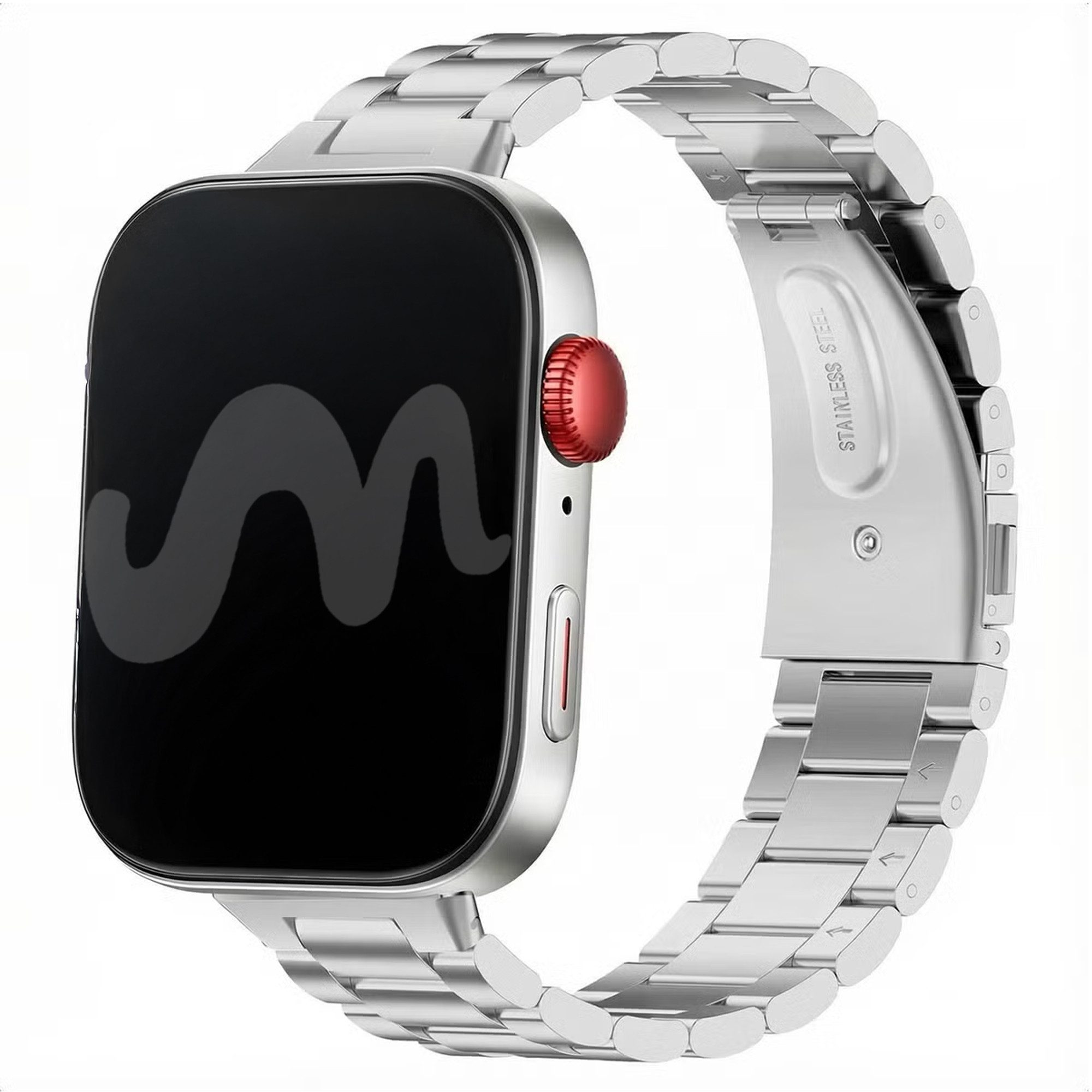 imoshion Smartwatch-Armband imoshion Edelstahlarmband für Huawei Watch Fit 3 - Silber