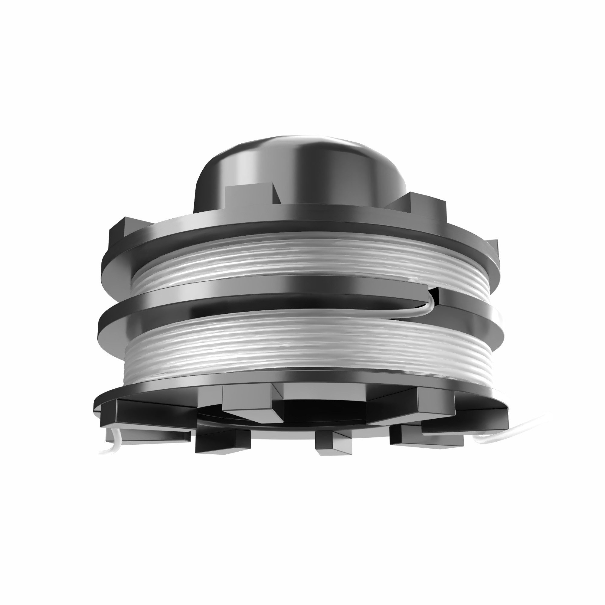 Grizzly Tools Fadenspule Doppelfadenspule für Einhell GP-BC/430 Li BL IKRA IES 1000 C, 6 m Fadenlänge, (1-St), Arbeitsdurchmesser 43 cm