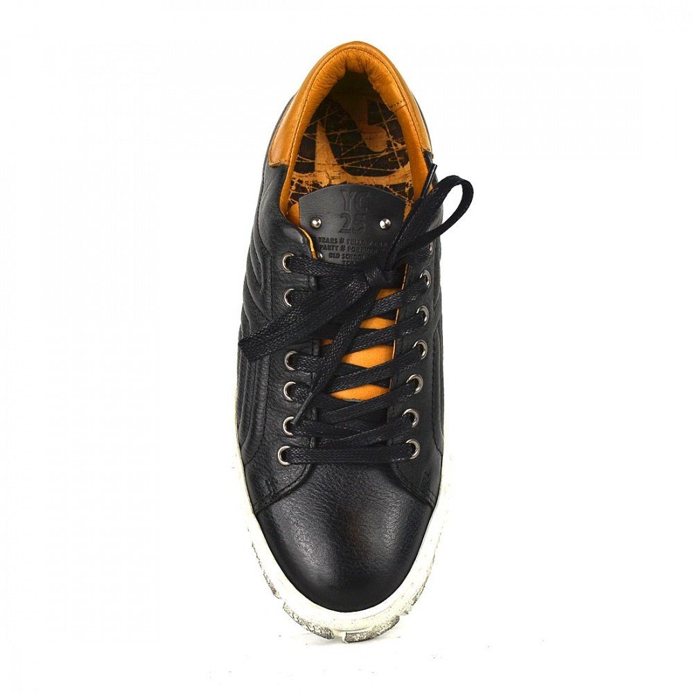 Schuhe Sneaker Yellow Cab CHECK W Y22098 Sneaker Schwarz