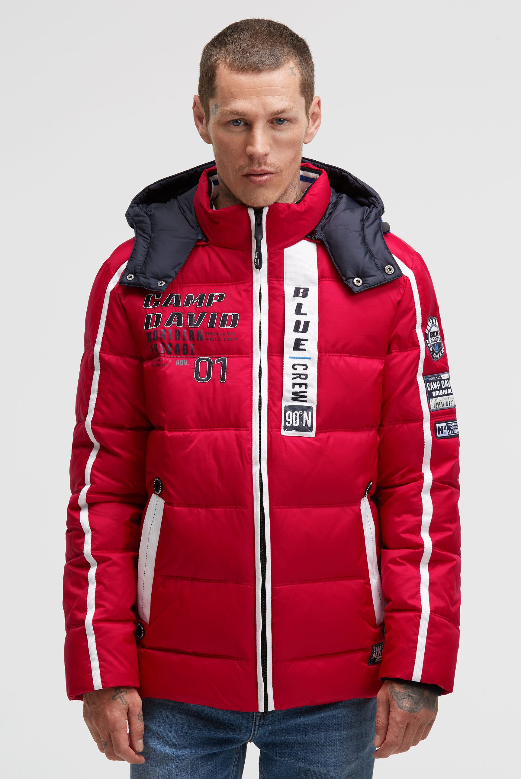 CAMP DAVID Winterjacke mit abtrennbarer Kapuze günstig online kaufen
