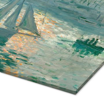 Posterlounge Acrylglasbild Claude Monet, Sonnenaufgang, Wohnzimmer Malerei