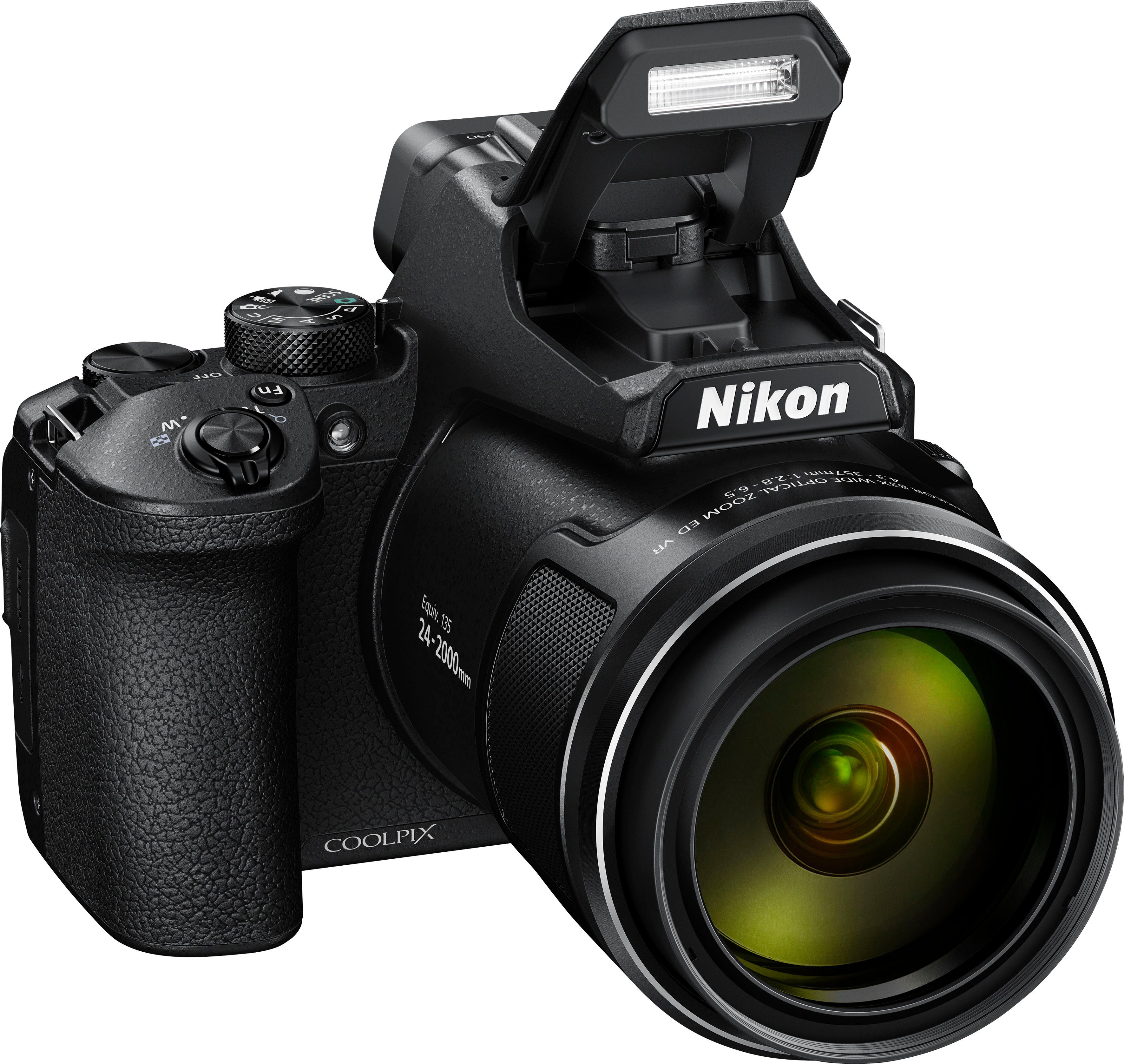 Bluetooth, Zoom, P950 83x MP, opt. (16 WLAN Nikon Bridge-Kamera (WiFi) Coolpix