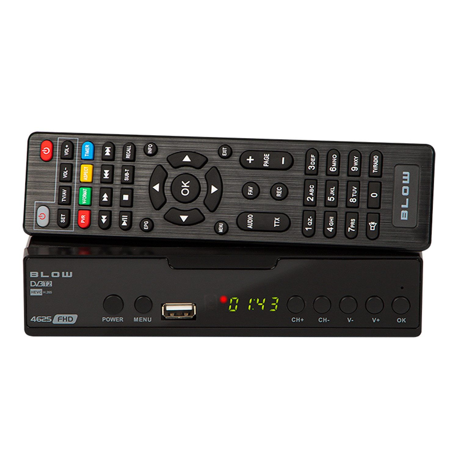 BLOW Tuner DVB-T/T2 4625FHD H.265 DVB-T2 Receiver