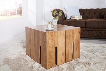 riess-ambiente Beistelltisch CASTLE 30cm natur (Einzelartikel, 1-St), Wohnzimmer · Massivholz · Wildeiche · geölt · Nachttisch · Hocker