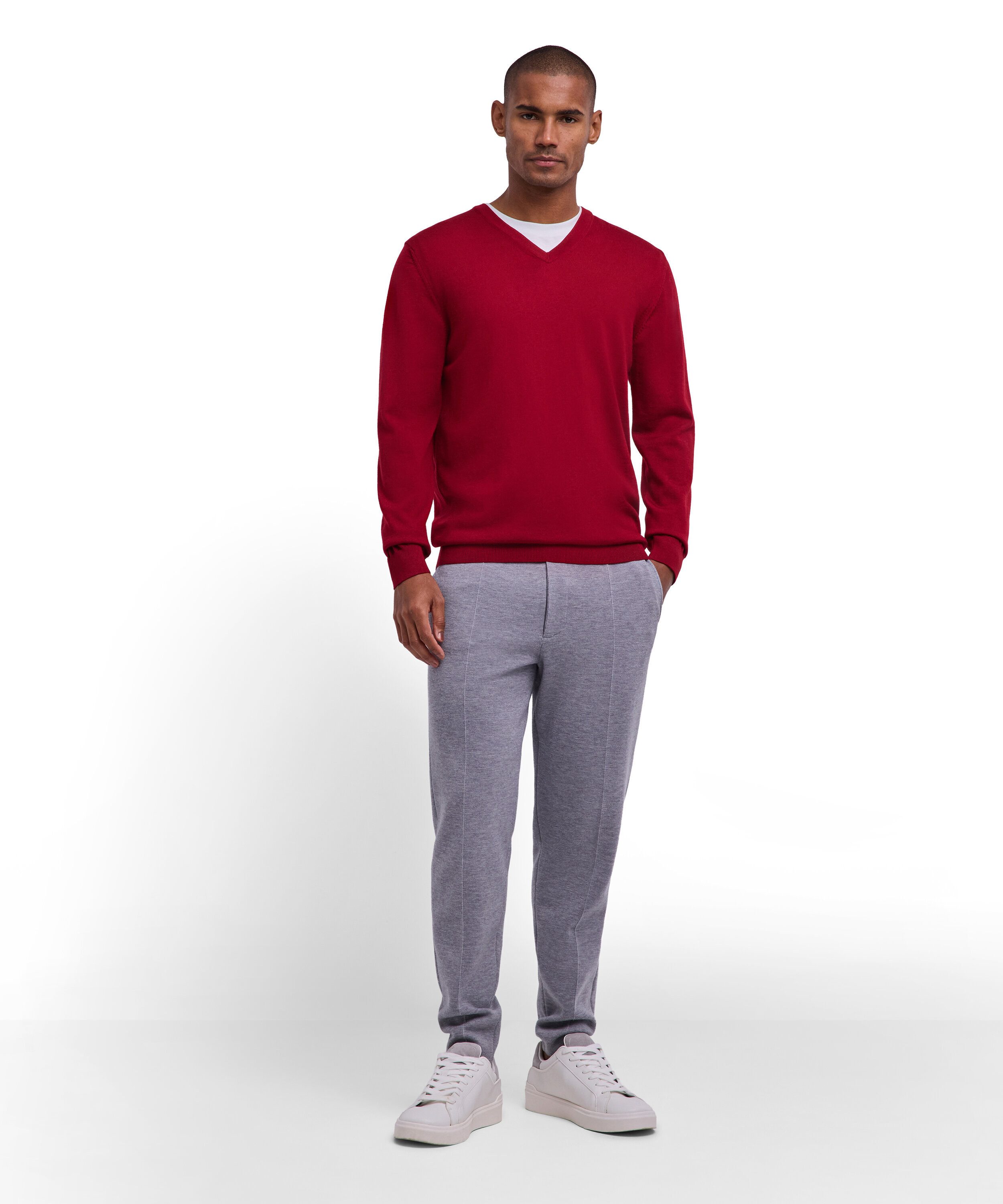 FALKE Strickpullover FALKE Pure Merino Wool Herren (1-tlg) aus reiner, extrafeiner Merinowolle – Bild 3 von 5