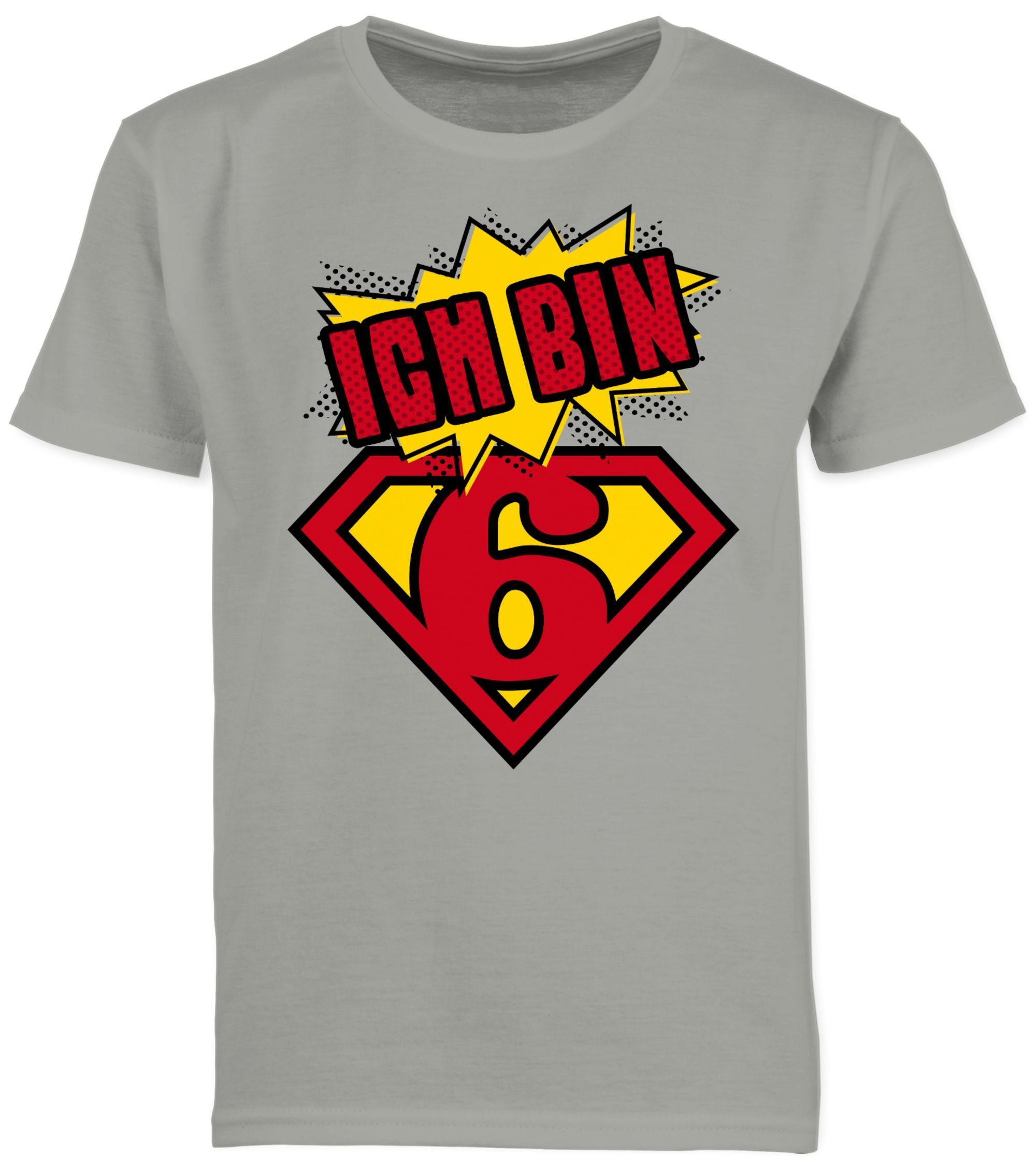 T-Shirt Ich bin sechs Superheld