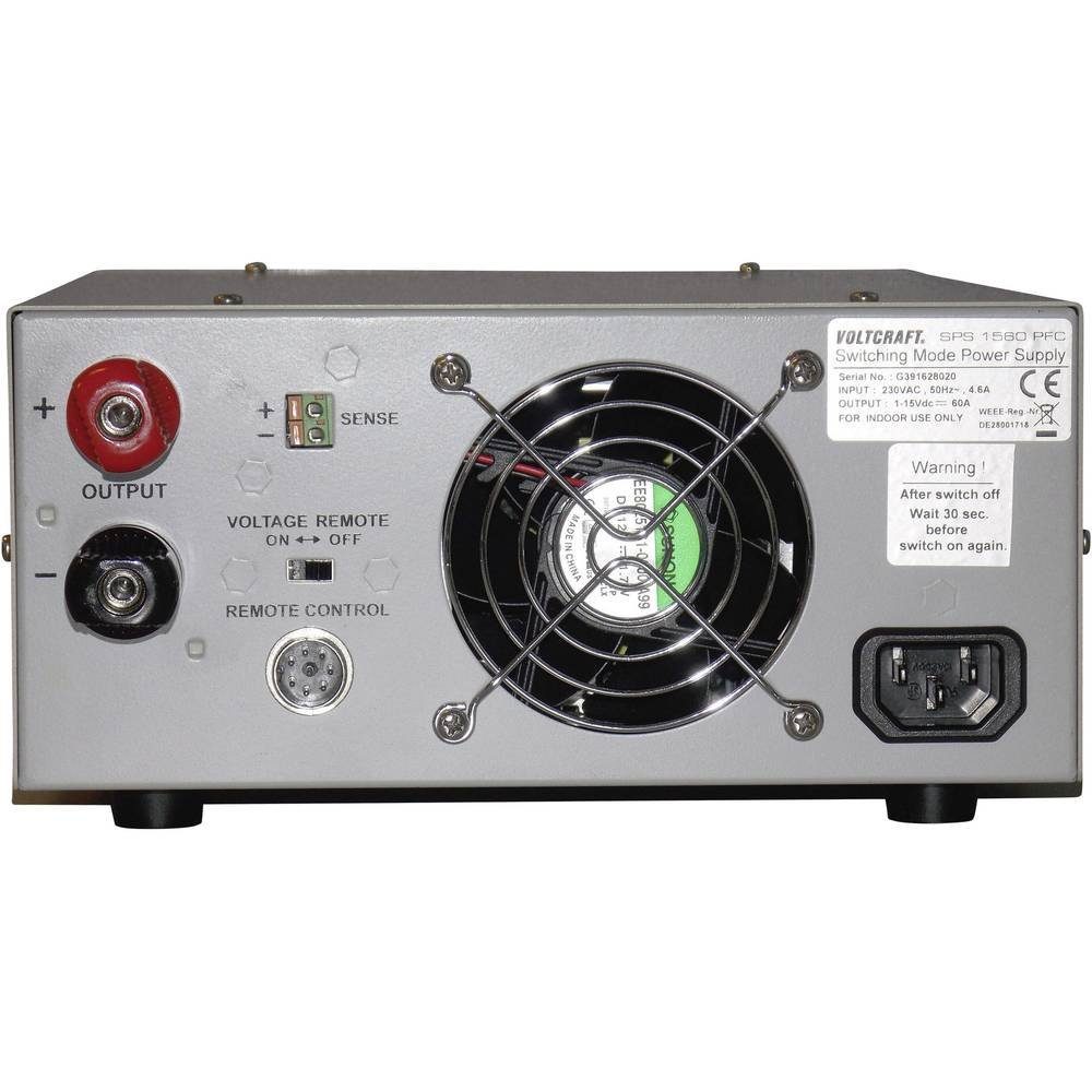 VOLTCRAFT Netzgerät SPS 1560 PFC Labor-Netzteil