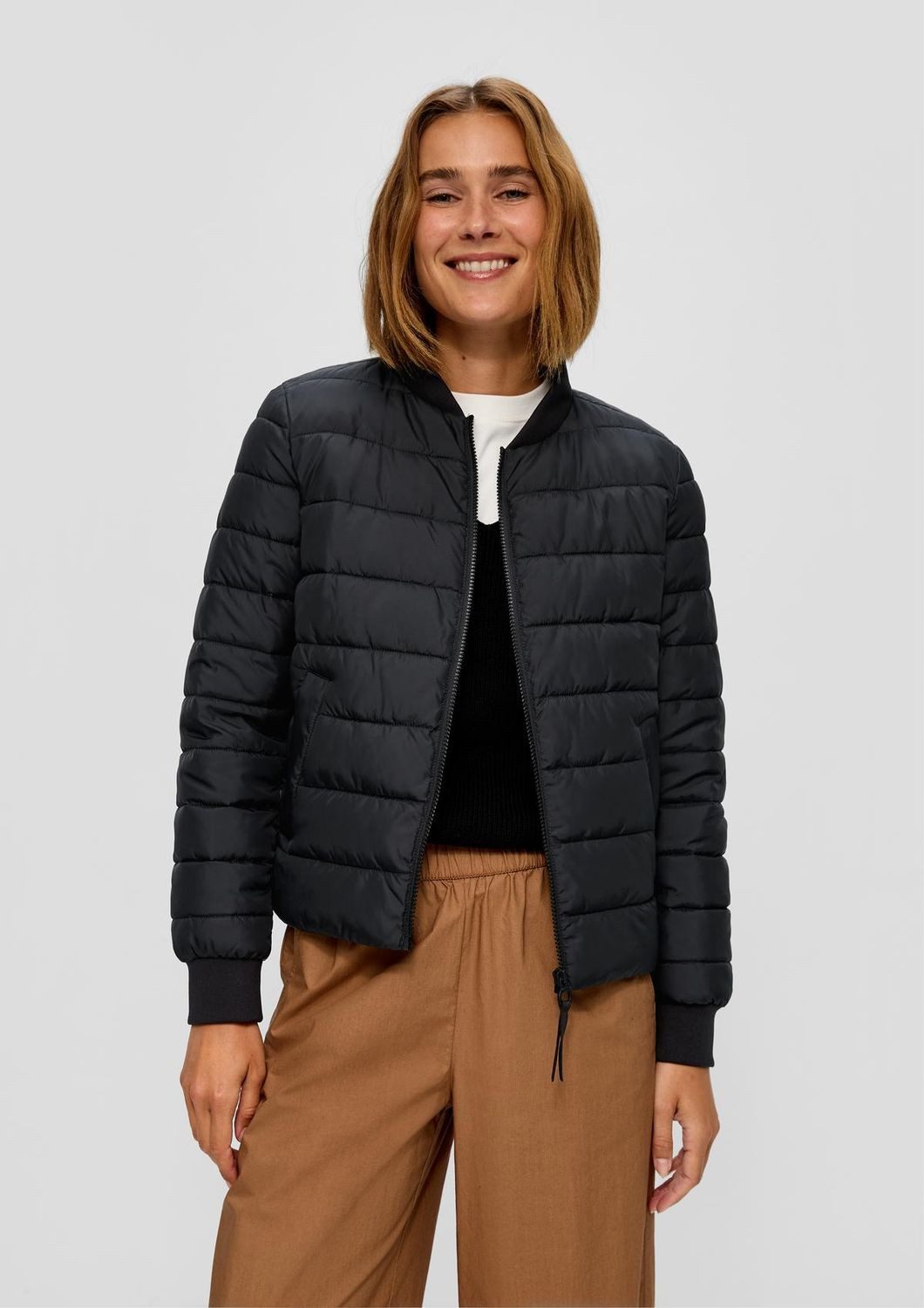 s.Oliver Steppjacke (1, 1-St) hochwertig, wärmend, günstig online kaufen