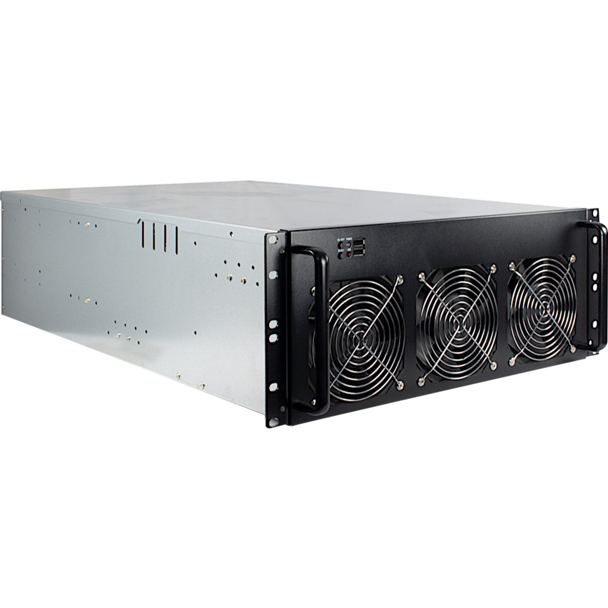 PC-Gehäuse Inter-Tech IPC 4W40 Mining, Server-Gehäuse, (4