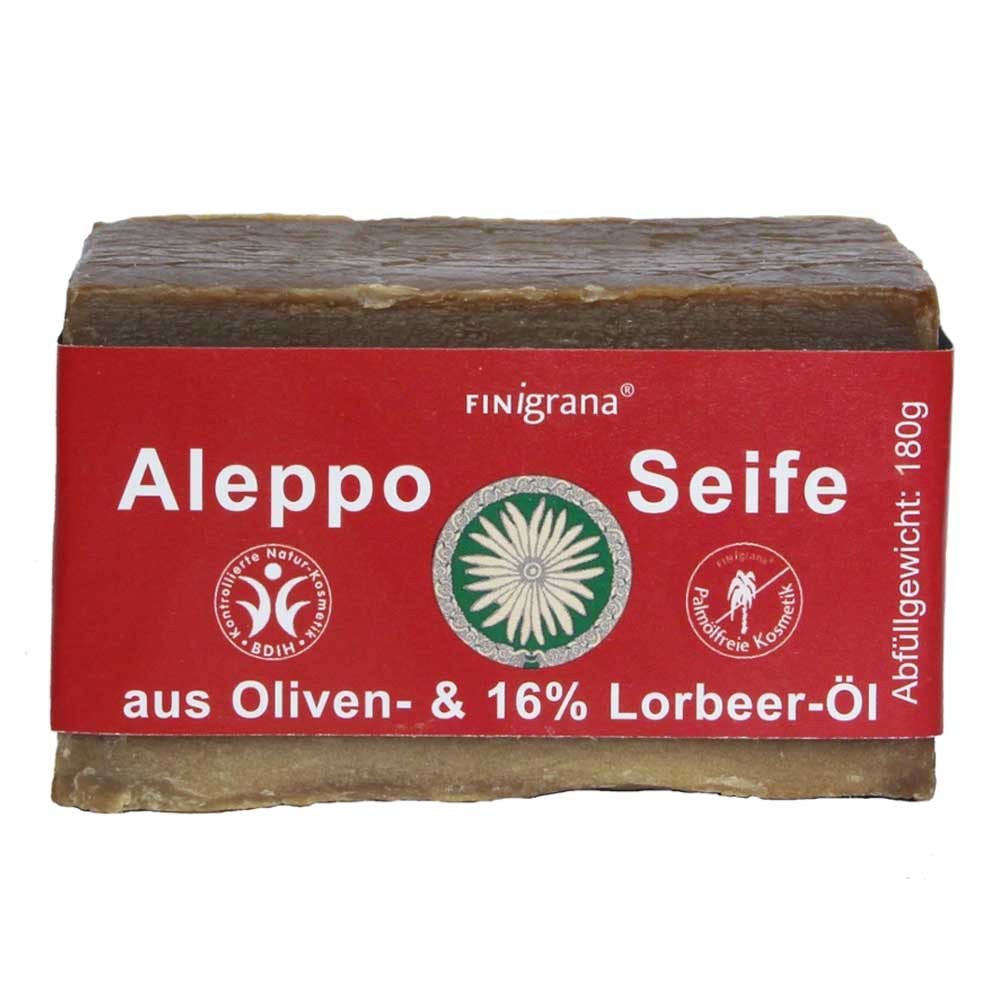 Finigrana Gesichtsseife Alepposeife - 16% Lorbeeröl 180g